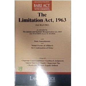 Law & Justice Publishing Co's The Limitation Act, 1963  Bare Act 2024